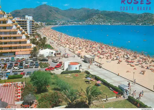 A5661 Spain Costa Brava Roses Promenade Saint Margarita