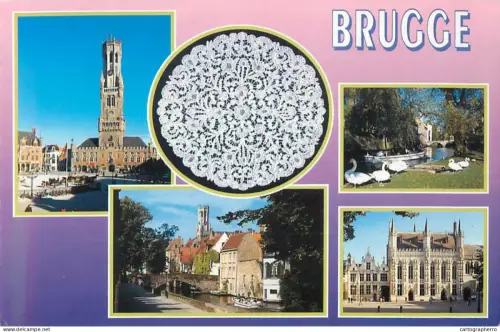 A5587 Belgium Brugge Belfry and City Hall