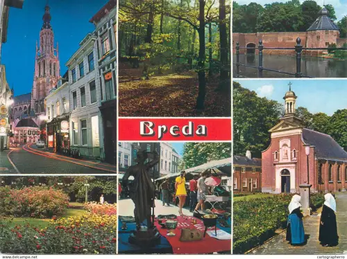 A5587 Belgium Brugge Breda Big Church forest and gardens