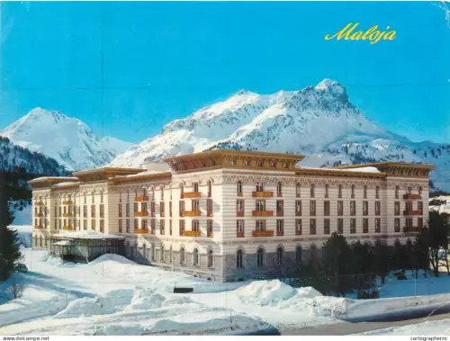 A5586 Schweiz Maloja Hotel Majola Palace