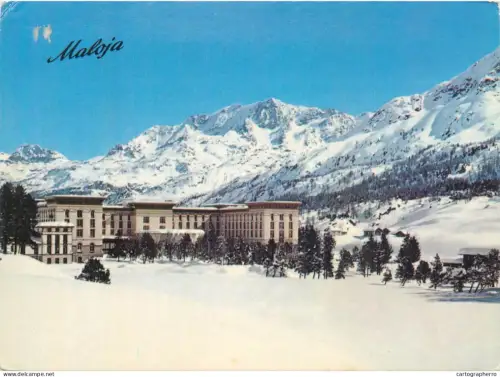 A5586 Schweiz Maloja Hotel Majola Palace