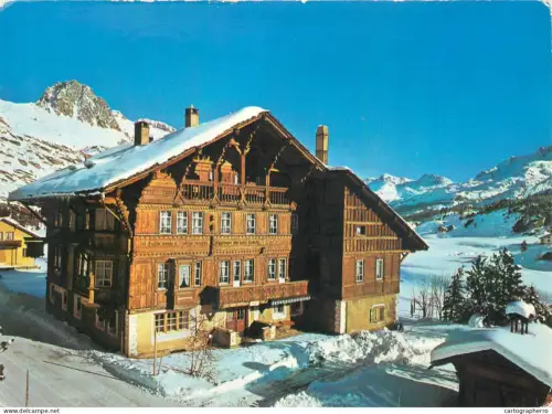 A5586 Schweiz Maloja Hotel Schweizerhaus