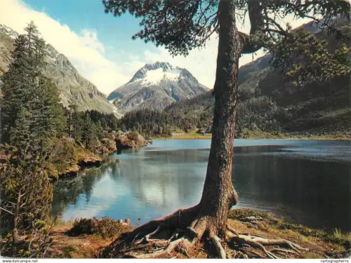 A5586 Schweiz Maloja Lake Cavloccio
