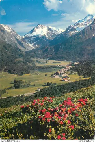 A5586 Schweiz Maloja View of the Forno Area