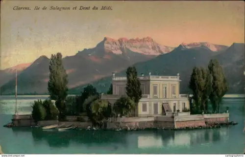A5887 Italy Clarens Ile de Salagnon et Dent du Midi