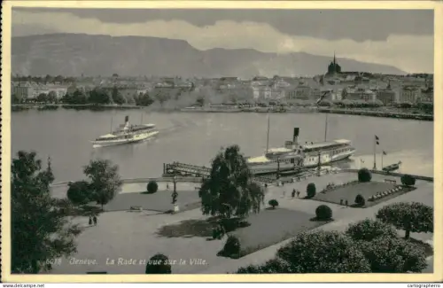 A5887 Switzerland Geneve La Rade et vue sur la Ville