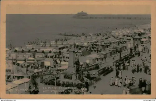 A5887 Belgium Blankenberge plage et digue