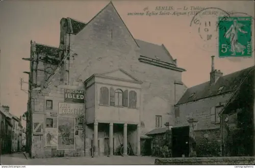 A5887 France Senlis Le Theatre , ancienne eglise St Aignan