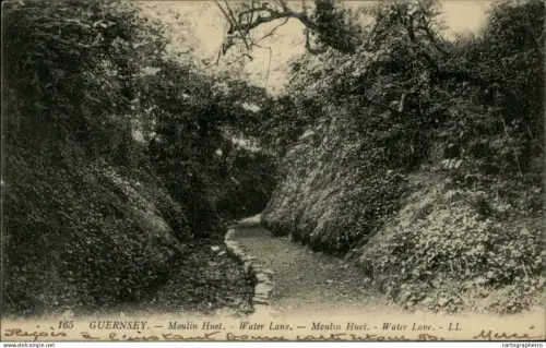 A5887 Channel Islands Guernsey Moulin Huet Water Lane
