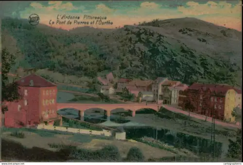 A5887 Belgium L'Ardenne Le Pont de Pierres et l'Ourthe