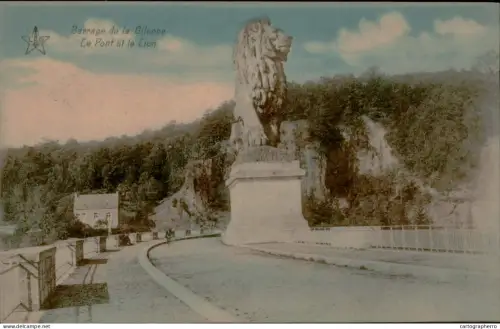 A5887 Belgium Barrage de la Gileppe Le Pont et Le Lion