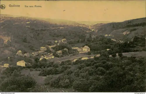 A5887 Belgium Godinne vue vers Riviere