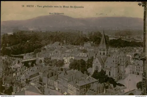 A5887 France Metz vue generale vers le Mont St Quentin