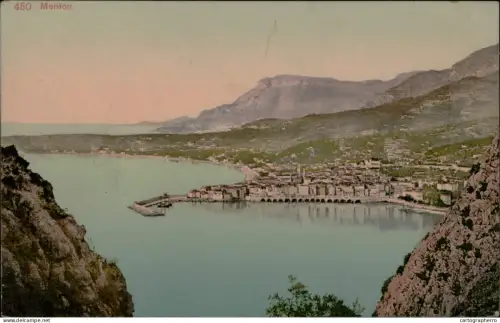 A5887 France Menton vue panoramique