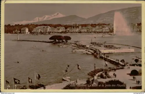 A5887 Switzerland Geneve La Rade et la Jetee des Paquis