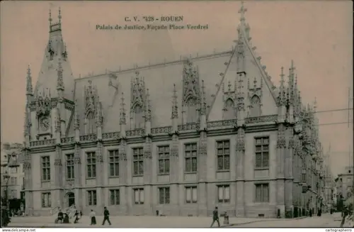 A5887 France Rouen Palais de Justice facade Place Vedrel