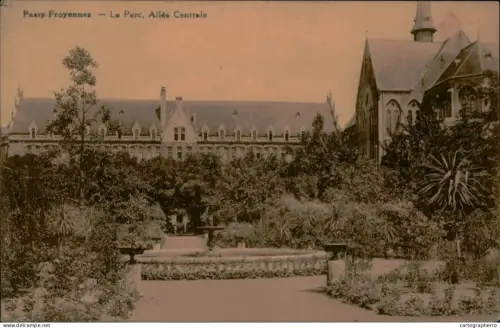 A5887 Belgium Passy Froyennes ecole Le Parc - Allee Centrale
