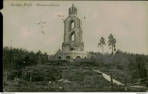 A5886 Germany Aachen Wald Bismarckturm