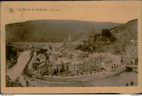 A5886 Belgium La Roche en Ardenne panorama