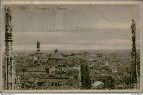 A5886 Italy Milano panorama dal Duomo
