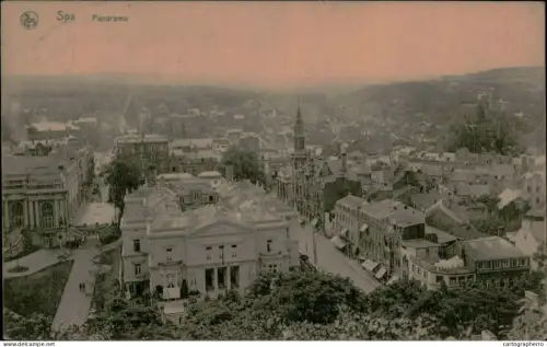 A5886 Belgium Spa vue panoramique