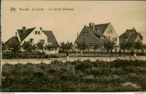 A5886 Belgium Knokke Zoute Le Sentier Flamand