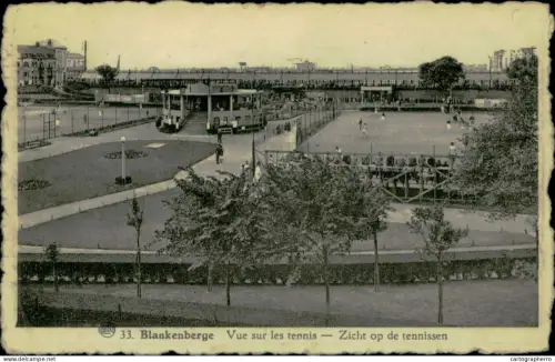 A5886 Belgium Blankenberge tennis court