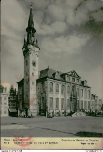 A5886 Belgium Lierre Hotel de Ville et Beffroi