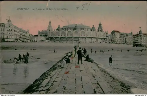 A5886 Belgium Oostende Kursaal et les Brise-lames