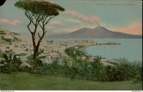 A5886 Italy Napoli panorama de Posillipo