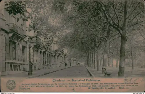 A5886 Belgium Charleroi Boulevard Defontaine
