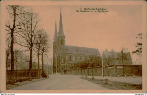 A5886 Belgium Oostacker Lourdes La Basilique
