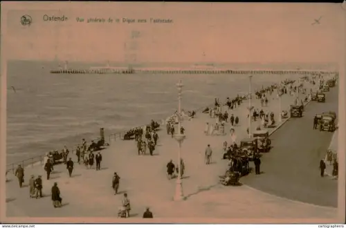 A5928 Belgique Oostende Promenade and Pier