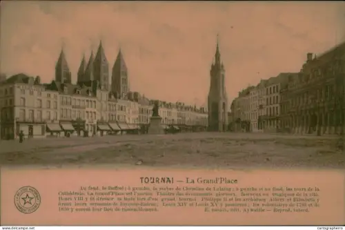 A5928 Belgique Tournai Grand Place