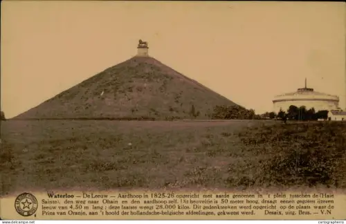 A5928 Belgique Waterloo Mound of the Lion