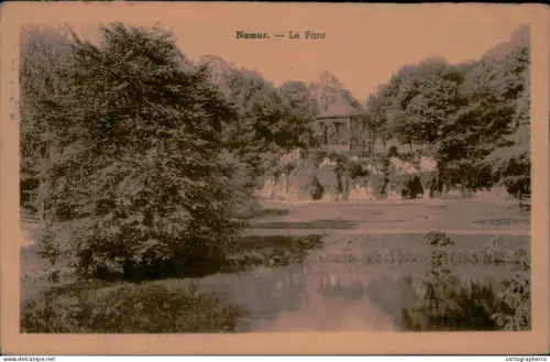 A5928 Belgique Namur The parc and lake
