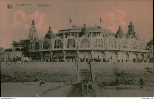 A5928 Belgique Oostende Kursaal histocical building