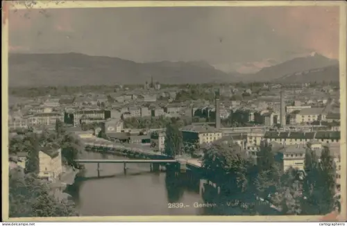 A5896 Switzerland Geneve vue generale