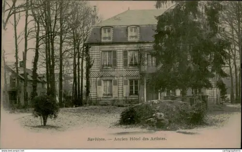 A5904 France Barbizon The ancient Hotel of artists