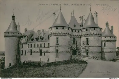 A5895 France Chaumont sur Loire (Loir et Cher) Chateau porte d'entree