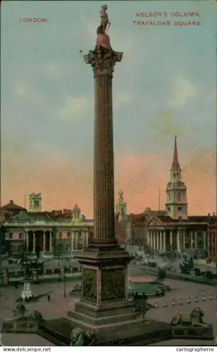 A5895 England London Trafalgar Square Nelson's Column