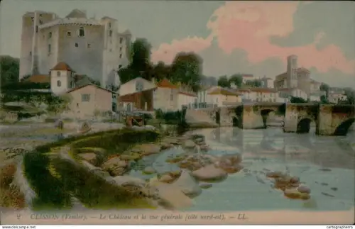 A5893 France Clisson (Vendee) Chateau vue generale