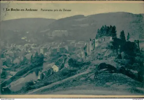 A5893 Belgium La Roche en Ardenne vue prise du Deister