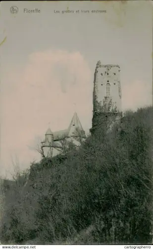 A5893 Belgium Floreffe medieval castle ruins