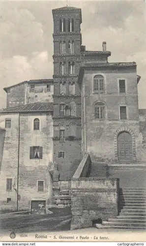 A5761 Italia Rome Saint John and Paul The Tower