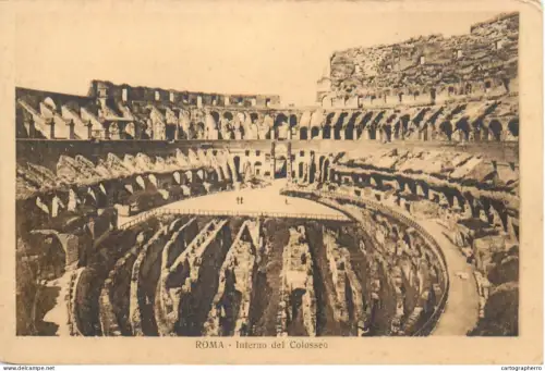 A5761 Italia Rome Colosseum interior