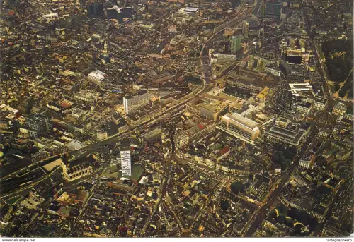 A6217 Belgium Brussels Bruxelles Brussel high altitude aerial view panorama