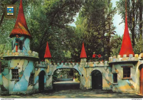 A6217 Belgium - MELI-PARK Adinkerke amusement park attractions castle