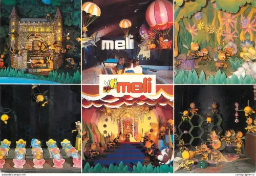 A6217 Belgique - MELI-PARK Adinkerke - De Panne - Multivues amusement park attractions