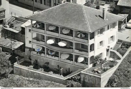 A6236 Suisse Broc Hotel vue d`avion Oblitérée Charmey 1969